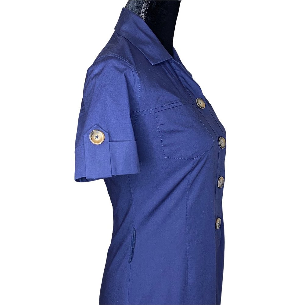 Lilly Pulitzer Navy Shirt Dress - Picture 5 of 16